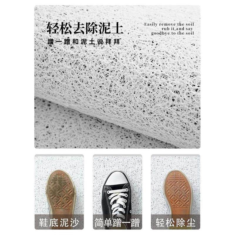 入户门地垫进门家用防滑脚垫子丝圈纯色地毯门外门口2026新款定制