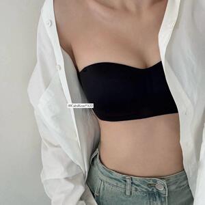 无肩带文胸品质货简约大气好胸型夏季隐形抹胸式内衣无痕胸罩胸衣