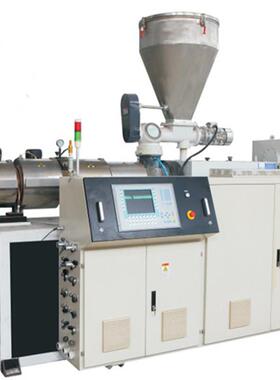 供应SJZ80/156锥双挤出机PVC磨面热切造粒机PVC管材设备