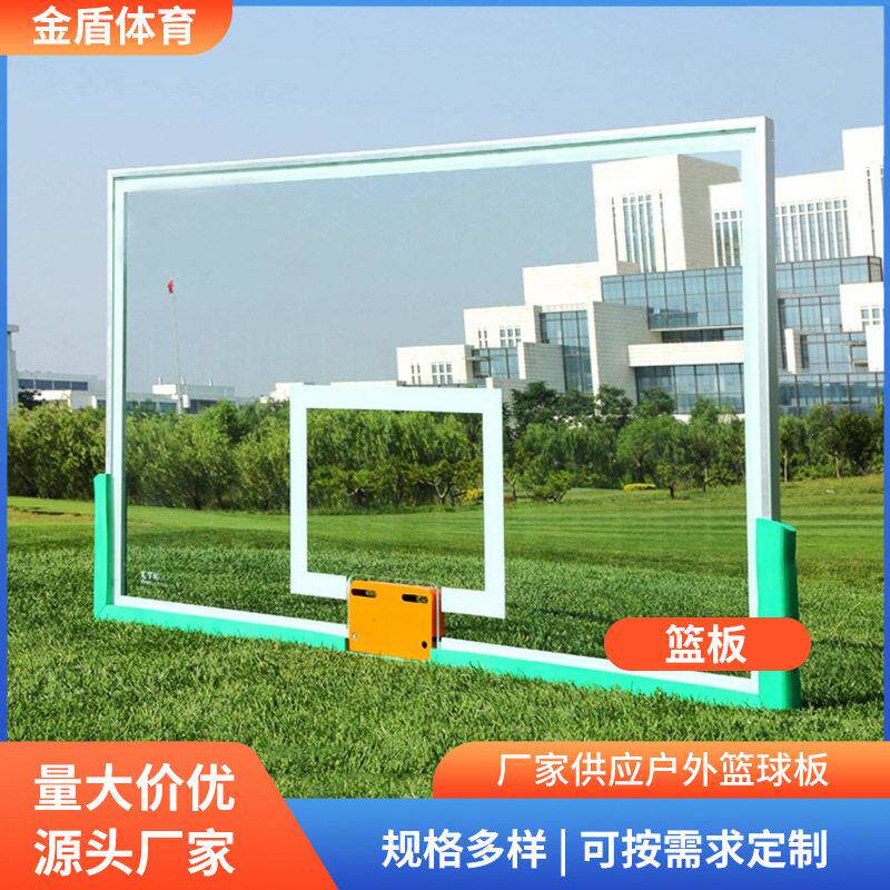 篮球板篮球框室外户外标准篮球架板挂墙式家用钢化玻璃篮板