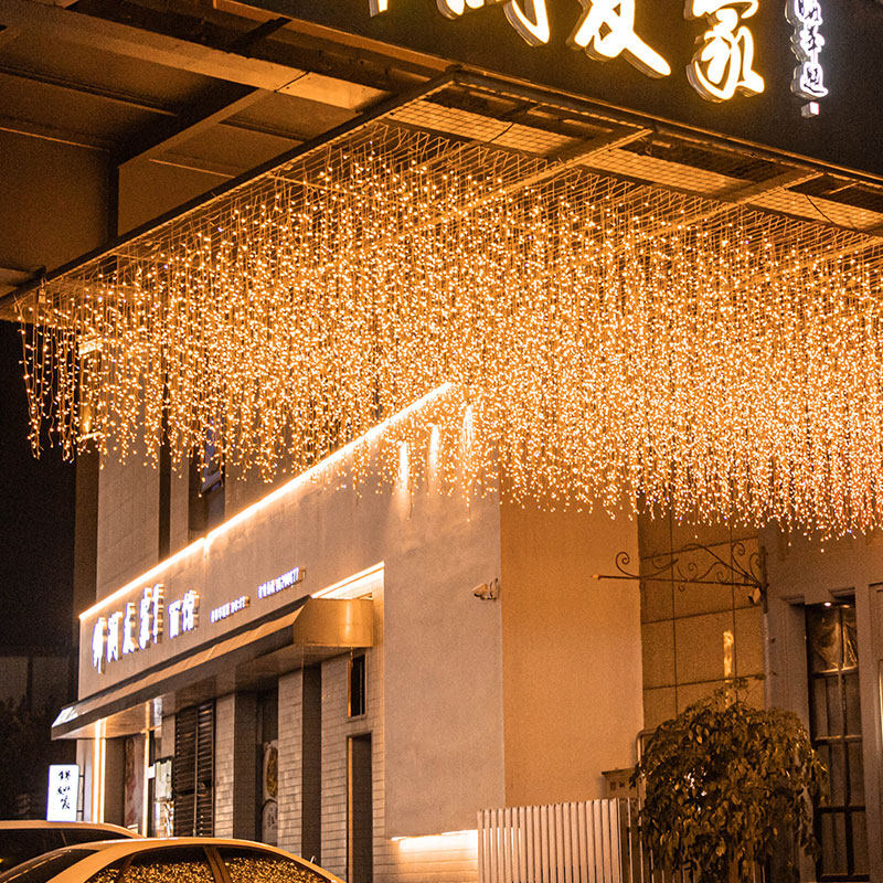 彩灯闪灯灯串满天星户外防水网红瀑布灯led氛围窗帘灯新年装饰灯,节庆用品/礼品,装饰灯,淘宝优惠券,粉丝福利购,淘宝优惠卷