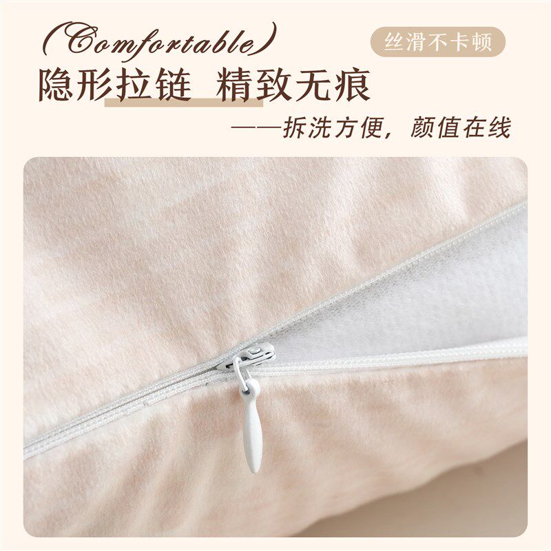 粉色卡通多巴胺客厅沙发抱枕套可爱小猫儿童卧室靠枕高级床头靠垫