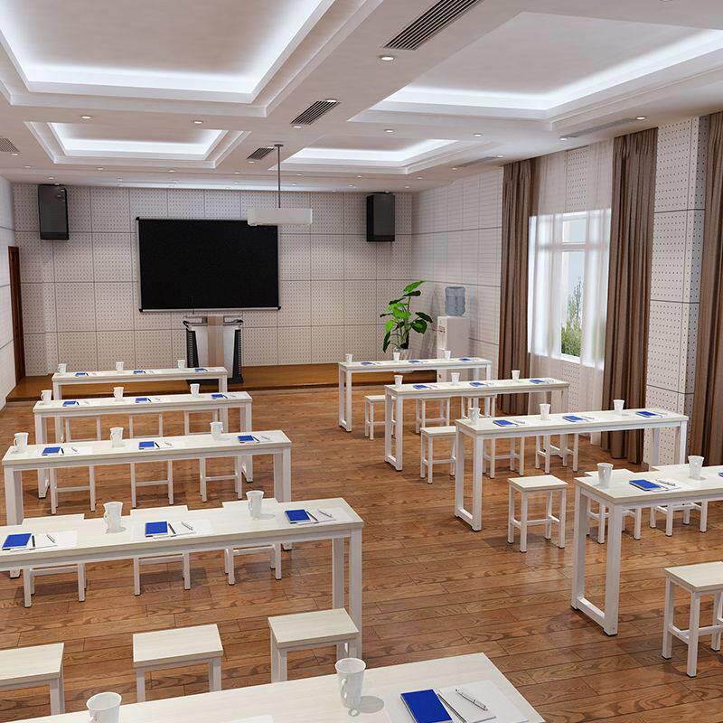 订制简易培训桌学生课桌公司员工办公桌电脑桌会议桌长条桌钢木桌