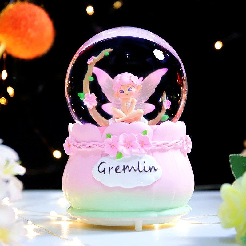 6-12岁儿童女孩发光水晶球旋转城堡公主音乐盒八音盒生日毕业礼物,家居饰品,音乐盒,淘宝优惠券,粉丝福利购,淘宝优惠卷