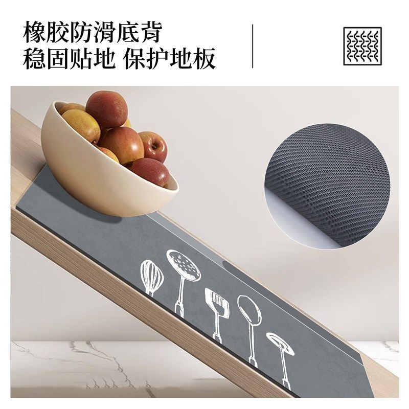 转角厨房地垫l型2025新款7字型地毯垫防滑吸油耐脏可擦洗吸水垫子,居家布艺,厨房地垫,淘宝优惠券,粉丝福利购,淘宝优惠卷