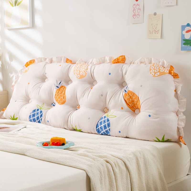 小清新 床头靠垫2023新款床上靠枕米色大靠背榻榻米软包靠背,居家布艺,床头靠垫,淘宝优惠券,粉丝福利购,淘宝优惠卷