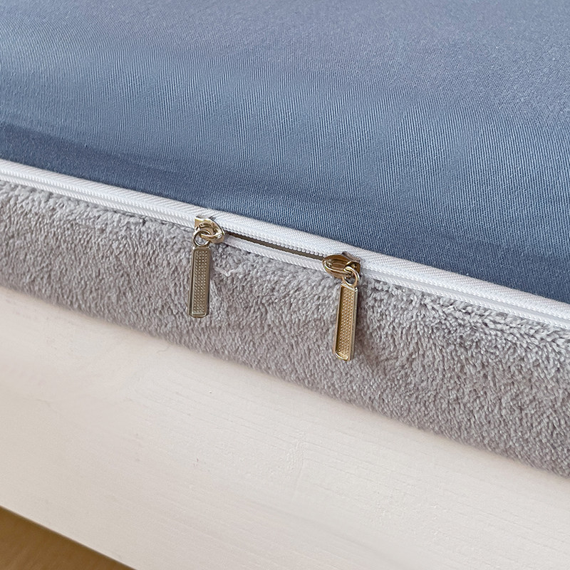 纯棉褥子套学生宿舍单人90x200全棉垫被套0.9床垫套床褥套120被套