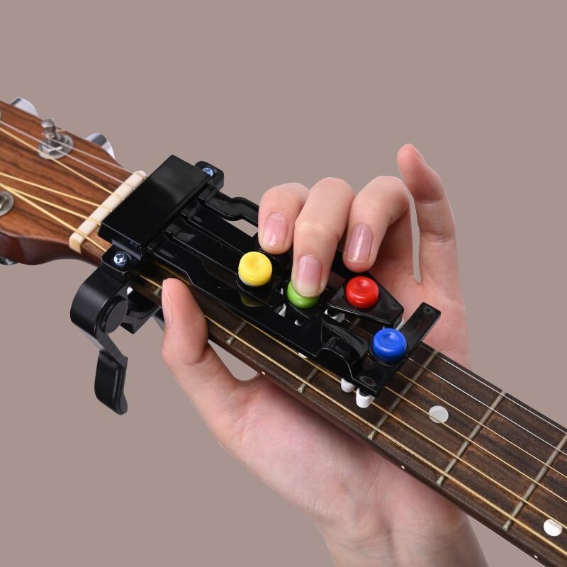 初学者变调夹民谣吉他它懒人一键和弦和旋辅助神器自动挡按弦按键