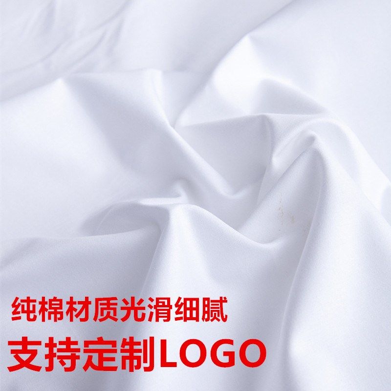 纯棉白床单单件加密加厚床单民宿全棉布草宾馆酒店专用加大白床单