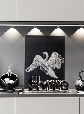 入户进门口走廊过道锁匙玄幻鞋柜装饰品轻奢高档玄关钥匙收纳摆件