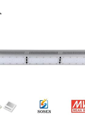 大型超市仓库LED线条工矿灯单模组50w整灯50-500w可吊装可支架安