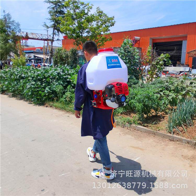 背负式汽油高压喷雾器 电动风筒消毒打药机 气溶胶消毒杀虫一体机