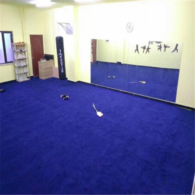 武馆舞蹈室地毯烟灰色加厚弯头纱上海乐景现货当天发货可仓库取货
