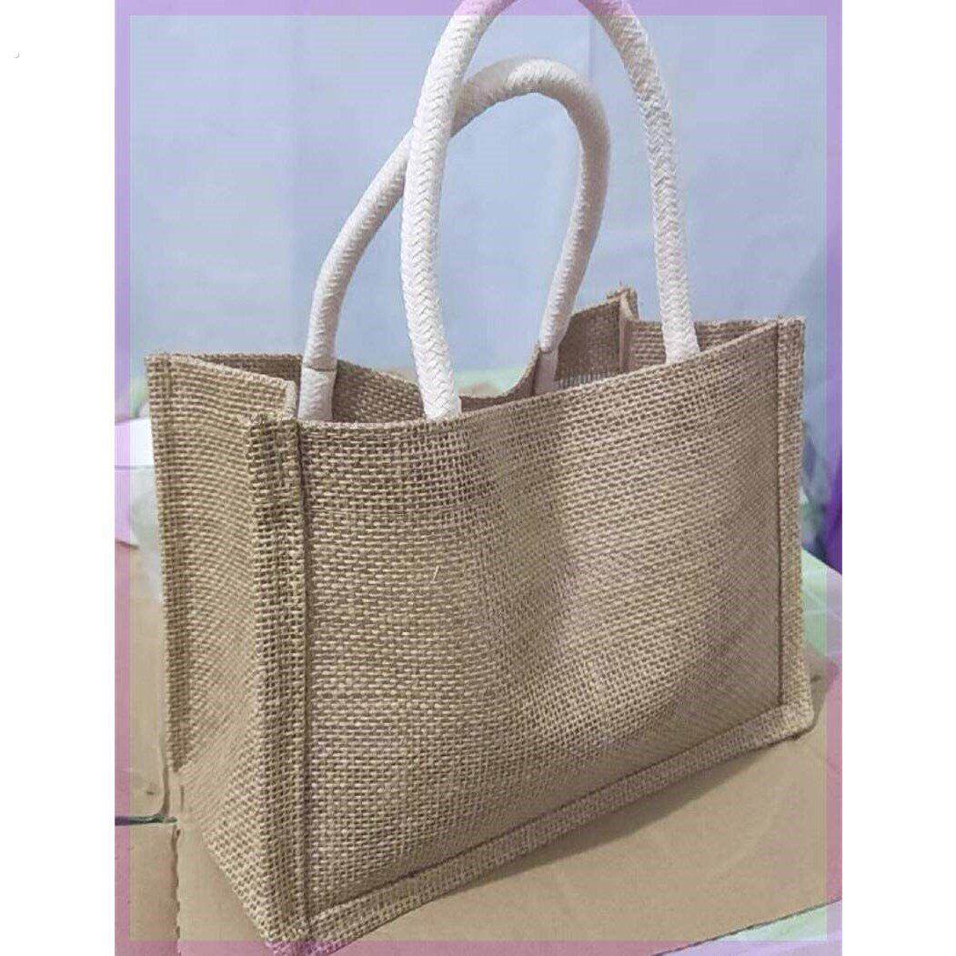 麻布袋定制logo亚麻手提袋麻袋环保购物袋棉麻袋子黄麻帆布