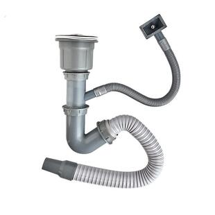 厨房下水道管子洗菜盆池洗碗槽池盆水槽下水管配件单槽排水管软管