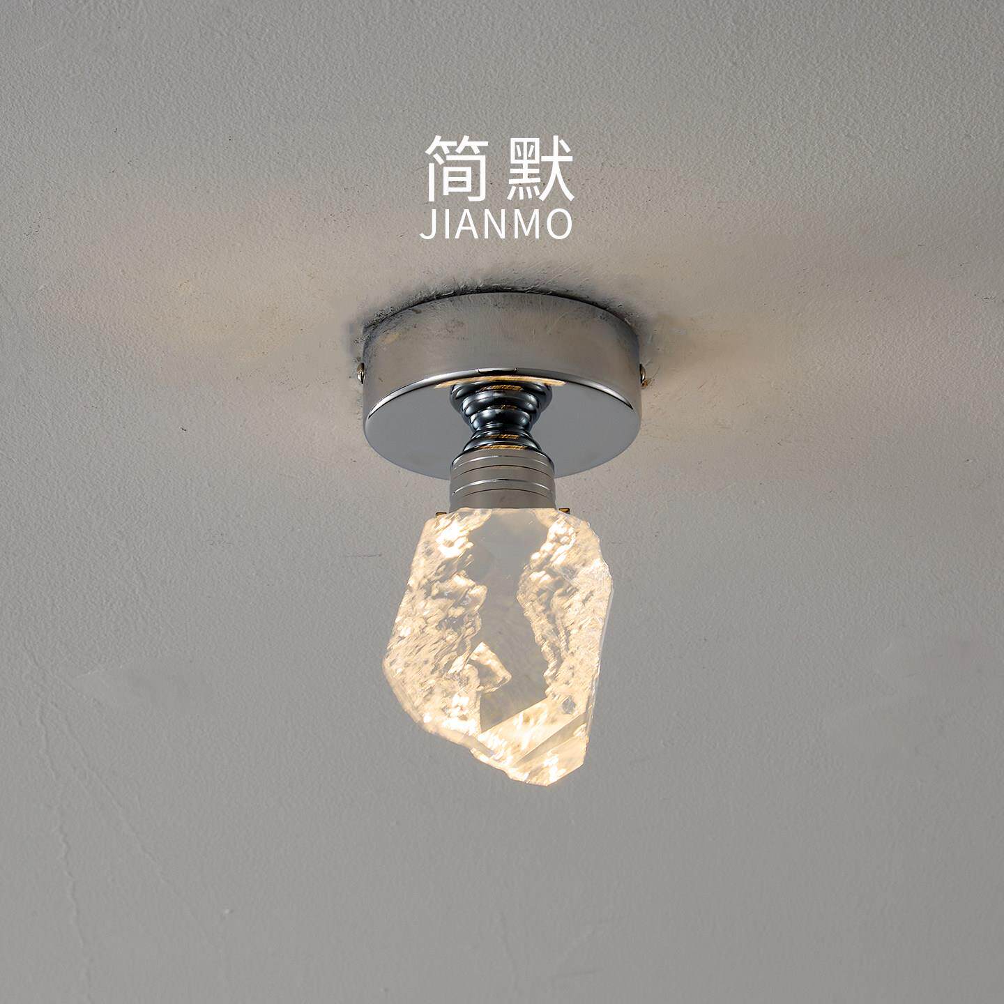小冰岛过道走廊吸顶灯包豪斯轻奢阳台入户玄关灯北欧衣帽间装饰灯