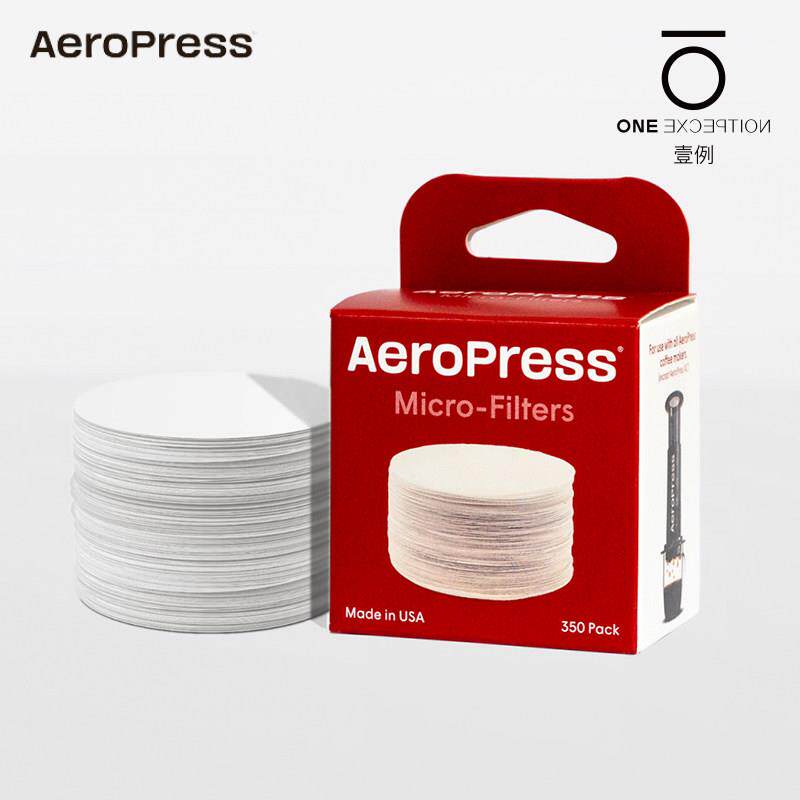 Aeropress爱乐压滤纸Go手冲咖啡专用过滤纸意式手柄粉碗圆形滤纸
