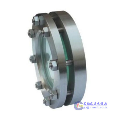 法兰对夹平焊视镜 JB593-64管道视镜 钢化玻璃视盅视窗 设备视镜