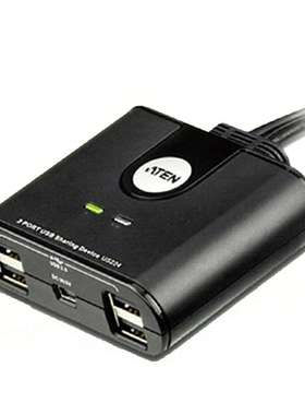 ATEN/宏正 US224 2端口USB2.0打印机共享分享器 键鼠切换器