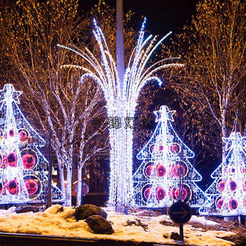 源头厂家制作材质颜色可选灯光造型小品灯亮化树木装饰灯