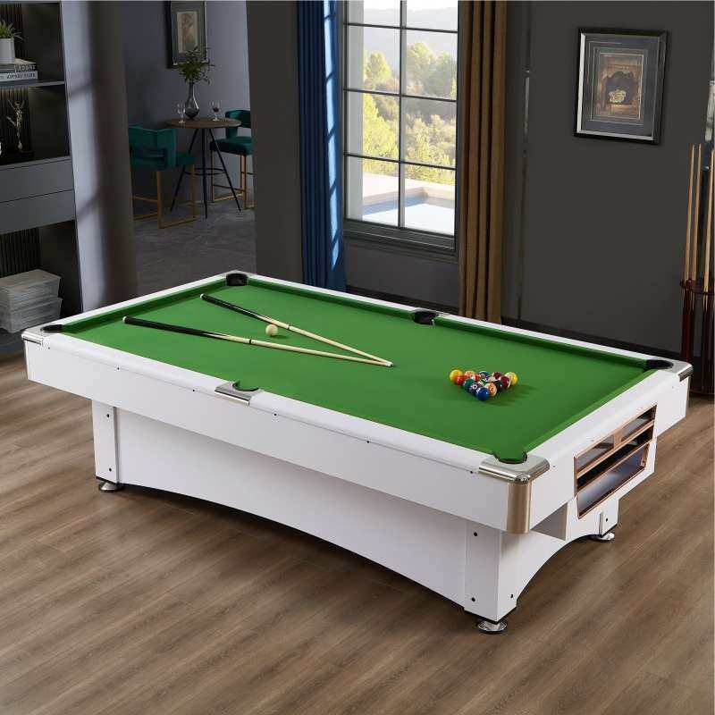 台球桌多功能自动回球家用美式标准型商用桌球台室内8尺