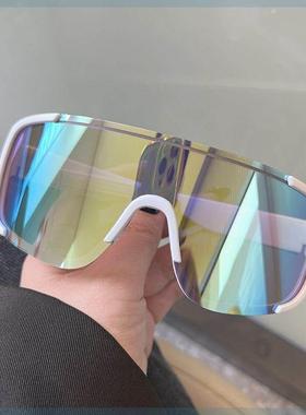 男女户外骑行登山滑雪防风防虫太阳眼镜大框夜视骑行护目一体太阳