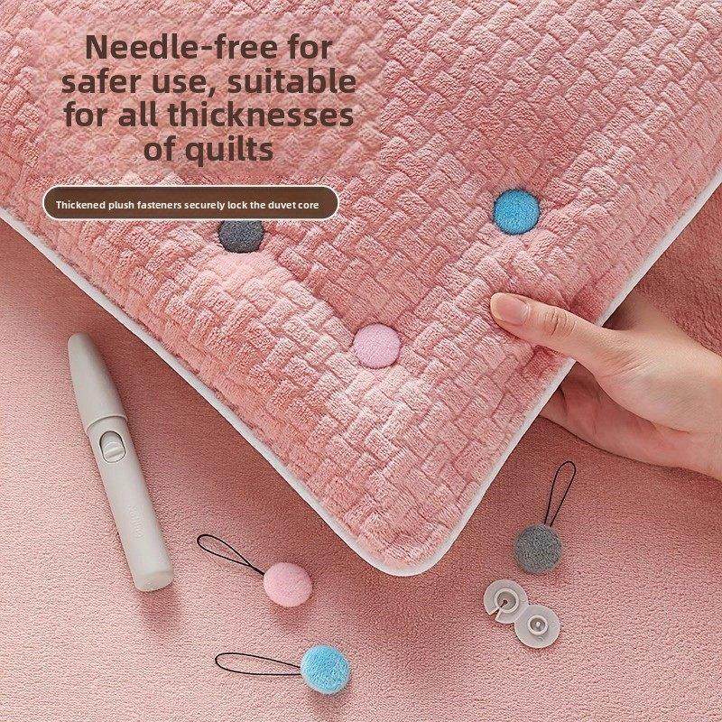 防跑被套安全无针隐形被套床垫芯防滑家用床被套被角神器,收纳整理,被子固定器,淘宝优惠券,粉丝福利购,淘宝优惠卷