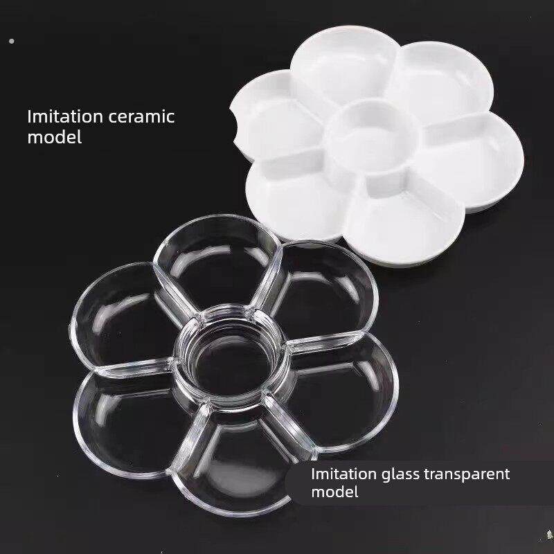 颜料调色盘彩绘一次性透明艺术美术大号加厚色彩绘画儿童专用