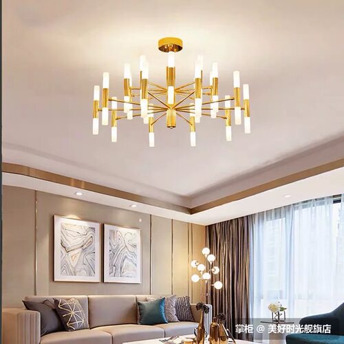 北欧简约led吊灯 创意个性客厅卧室灯具 艺术餐厅样板间轻奢吊灯