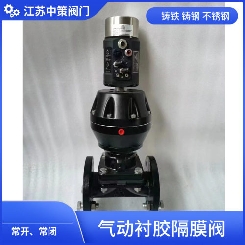 G641J-10C G641J-16C 往复型气动衬胶隔膜阀 DN25 32 40 50 65 80