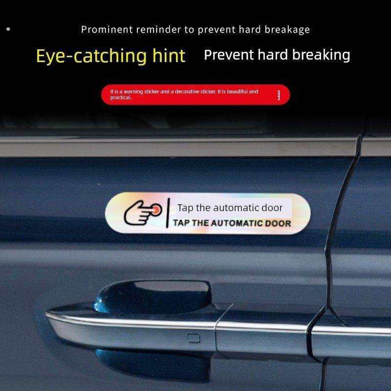汽车电动尾门警示贴请勿手拉电动门贴电吸自动门提示汽车反光贴纸,汽车用品/电子/清洗/改装,汽车装饰贴/反光贴,淘宝优惠券,粉丝福利购,淘宝优惠卷