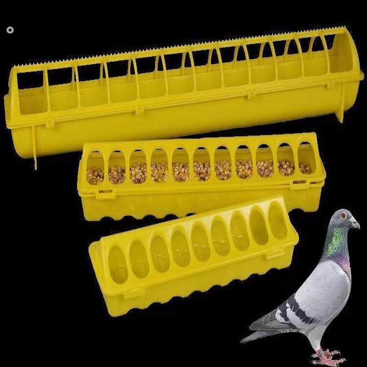 鸽子食槽信鸽喂食器防撒塑料食盒赛鸽用品用具鸽子笼鸽具料槽食盒