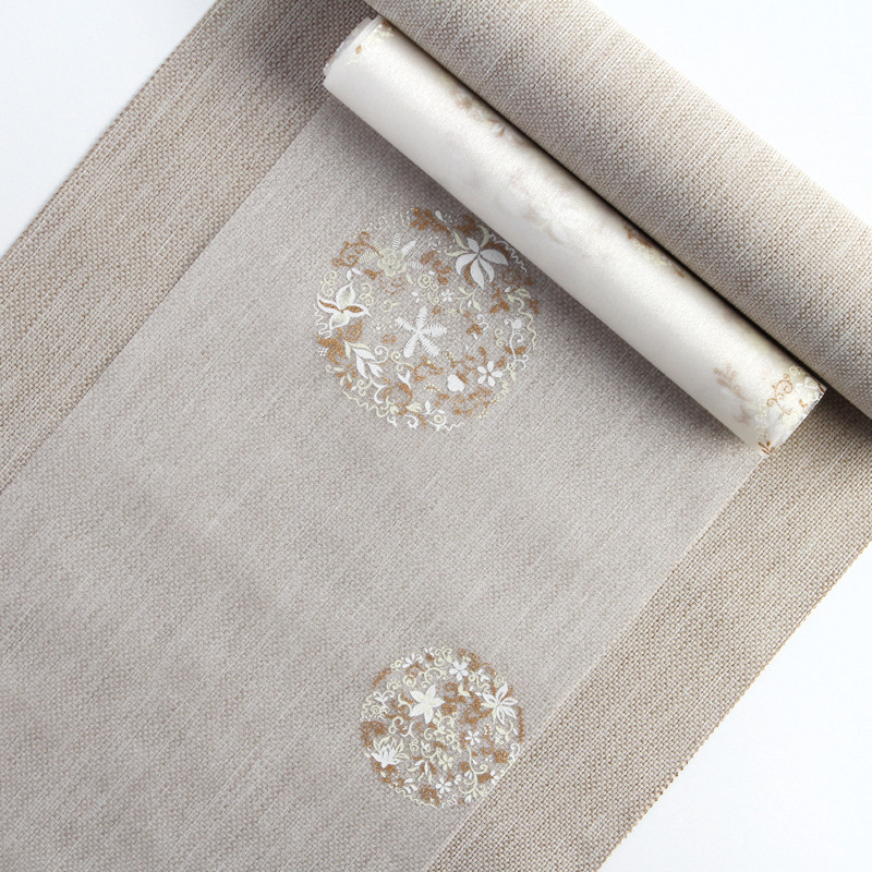 爱茶屋天色茶席珍珠纱烫金纱【团花白色】茶席桌旗防水席两条搭配,居家布艺,桌旗,淘宝优惠券,粉丝福利购,淘宝优惠卷