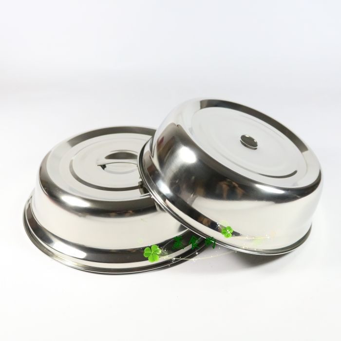 加厚加高不锈钢菜盖子菜罩圆餐盖西餐盖铁板烧盖牛排盖餐桌防尘罩,厨房/烹饪用具,锅盖,淘宝优惠券,粉丝福利购,淘宝优惠卷