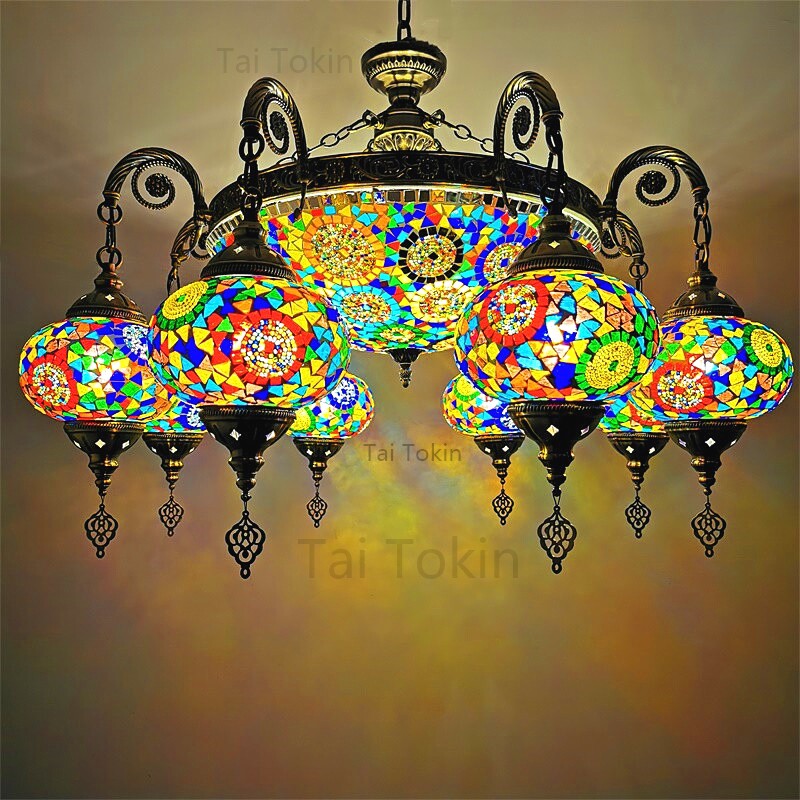 特色餐厅包间吊灯复古异域客厅咖啡厅酒店民宿酒吧土耳其手工吊灯