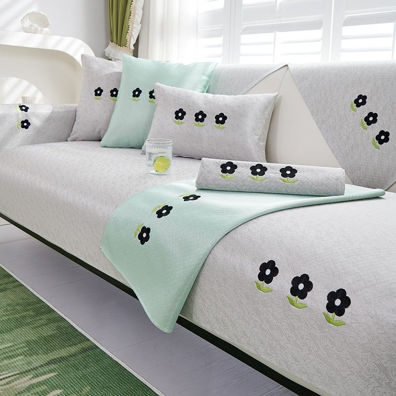 冰丝沙发垫夏季凉席坐垫子夏天2024新款防滑凉座垫沙发套罩盖布巾,居家布艺,沙发垫,淘宝优惠券,粉丝福利购,淘宝优惠卷