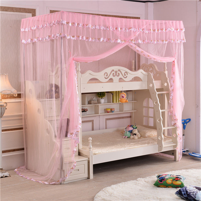 子母床 上下铺 高低衣柜儿童 双层连体一体压脚落地蚊帐不打墙,床上用品,蚊帐,淘宝优惠券,粉丝福利购,淘宝优惠卷