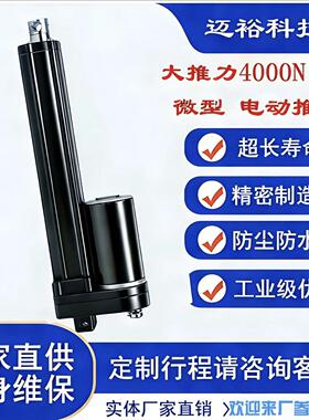 微型工业级电动推杆大推力 12 24 36 48V 升降器3500N4000N5000N