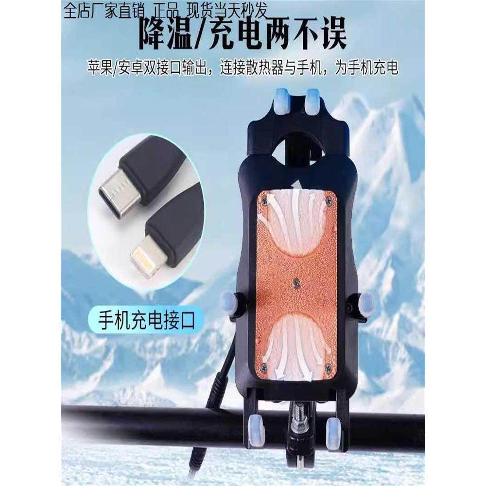 电动摩托车支架泡沫包装防盗骑行散热器支架防水坚固半导体制冷充