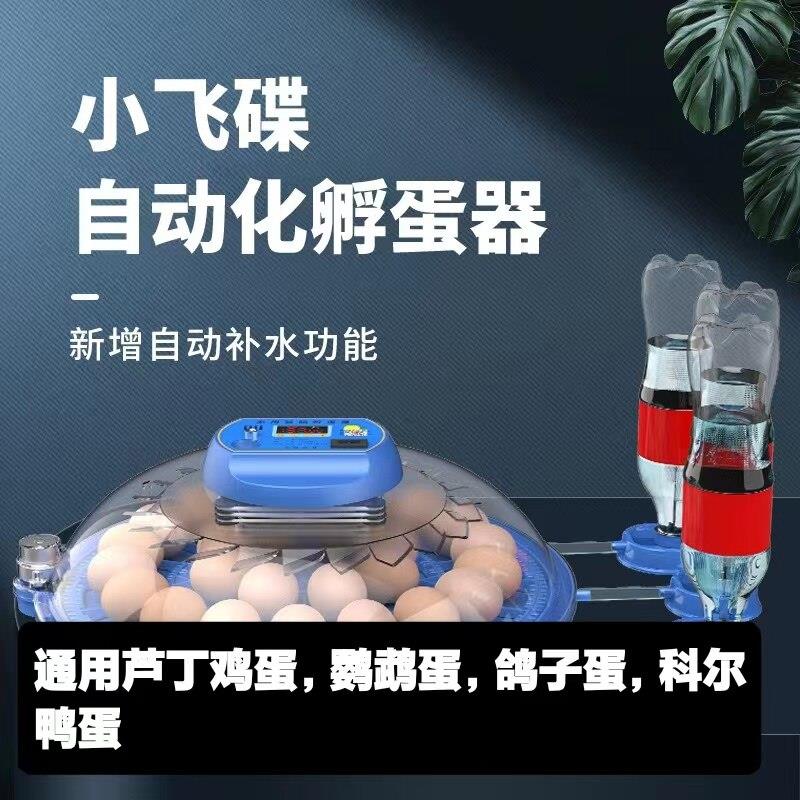 孵化器小型家用全自动智能鸟蛋芦丁小鸡鸭蛋孵蛋器小飞碟孵化箱机