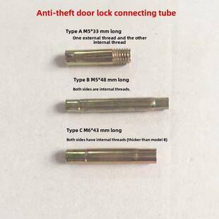 采购产品防盗门锁配件,门配件,螺丝连接管,内螺纹面板连接管配