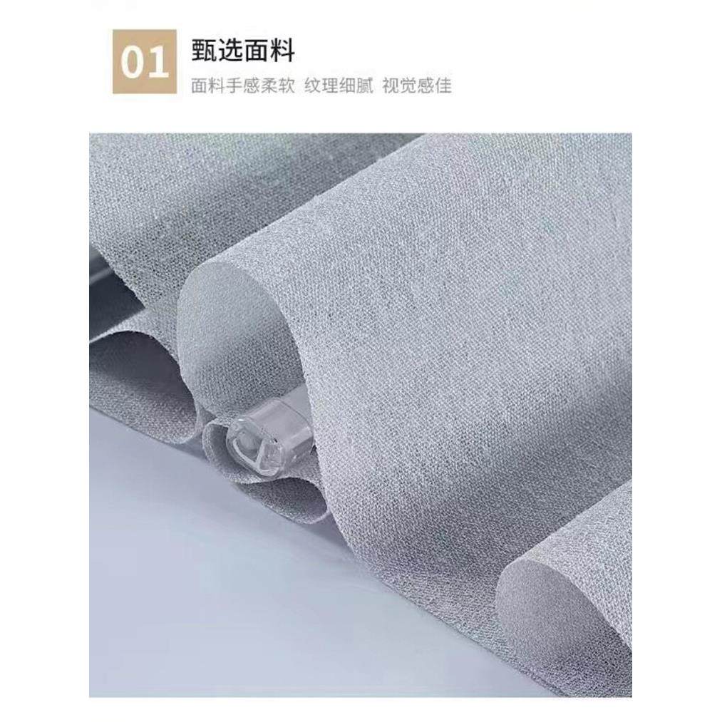 皮革金属罗马帘酒店客厅窗帘家用百叶卧室遮光卷帘智能电动折叠拉