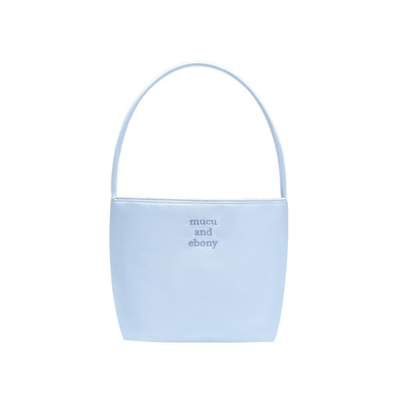 mucu【吴宣仪同款】尼龙包韩国字母小方包单肩包马卡龙色手提包