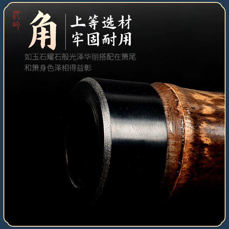 初学入门短萧乐器专业演奏F紫竹洞箫笛八六孔G调古风黄玉竹箫随身