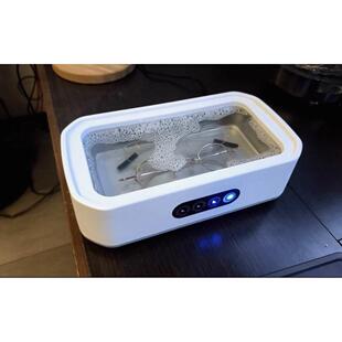 不锈钢家用超音波清洗机牙套手表眼镜耳环首饰假牙孔玉石口琴清洁
