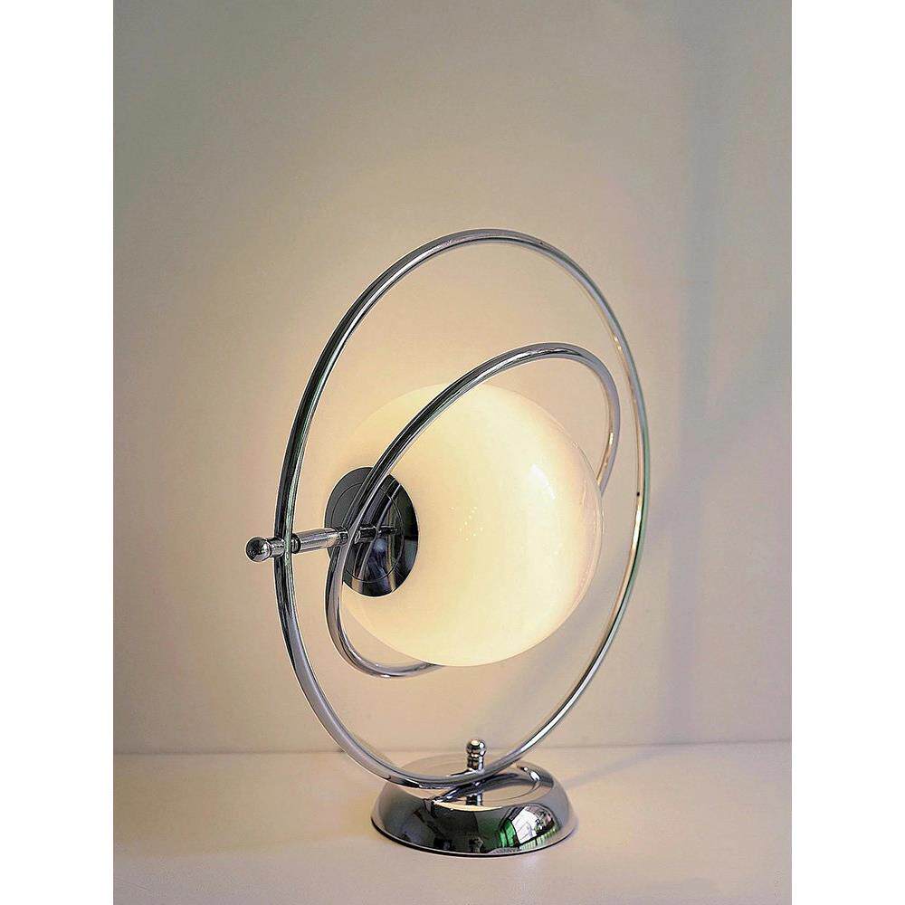 覆古覆古玻璃月亮卧室床头灯书桌无障碍豪华行星灯中世纪旋转艺术