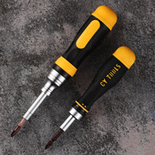 十字螺丝刀套装 一字两用伸缩小起子改锥棘轮梅花螺丝批家用双头