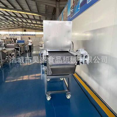 花生米脱皮水机 输送式果气动吹皮机器 大XLQ流气泵旋干洋葱剥皮