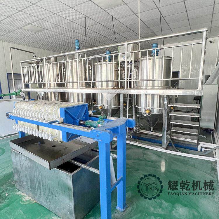 核油动化生产线 冷UZE榨型亚麻油精炼自设备 中小食用油提炼桃设