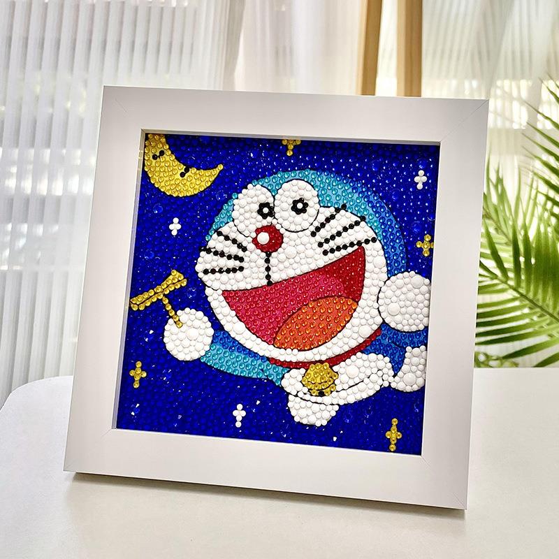 5D满钻儿童钻石画 diy砖石绣水晶装饰画贴画手工点钻